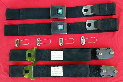 Gm seat belts set cutlass 442 gto skylark gs chevelle camaro nova olds pontiac