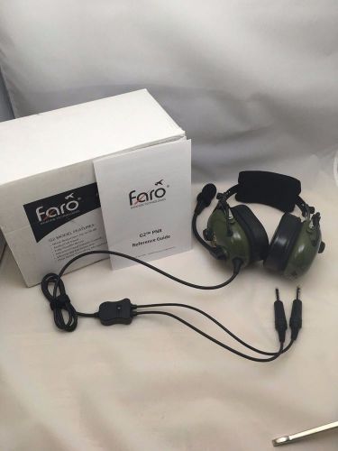 Faro g2-pnr premium pilot aviation headset with mp3 input