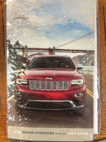 2016 jeep grand cherokee user guide owners manual set dvd srt w/case 16 new