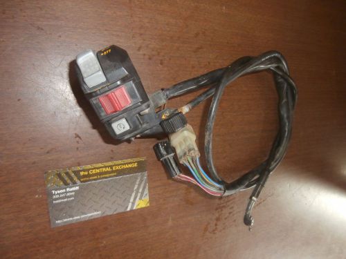 04 yamaha raptor 660 yfm660r handlebar lh handlebar switch light start + cable