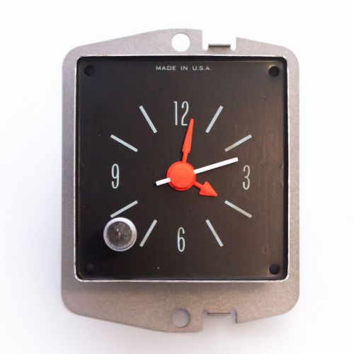 1969 buick skylark clock stock and original restored by d&amp;m restoration