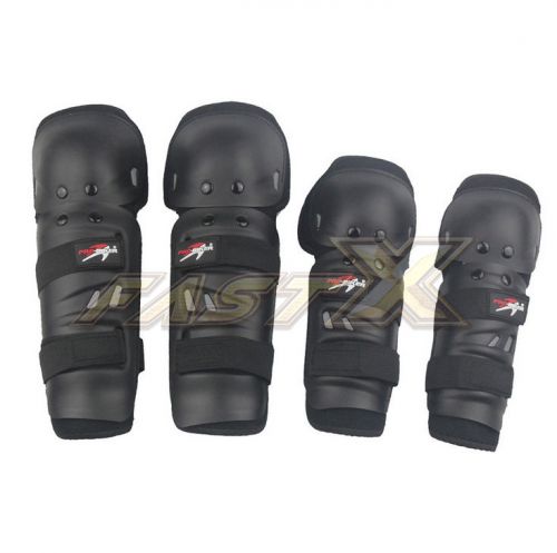 4pcs/set adult knee&amp;elbow protector shin armor guard pads for motorcycle bike