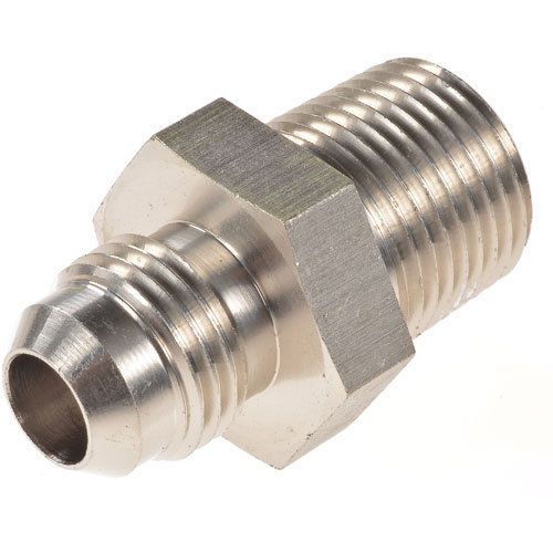 Jegs performance products 105106 nickel straight flare fitting