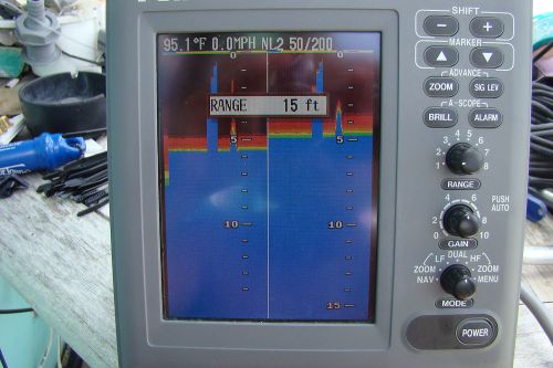 Furuno 582l lcd depth finder clean