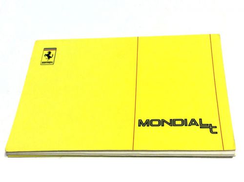Ferrari mondial t technical manual     --    cat. 553/89