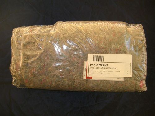 Gtx insulation, b body under dash insulation, mopar insulation, under dash