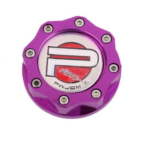 Alloy screw-in engine valve oil fual cap filler tank cover for honda purple