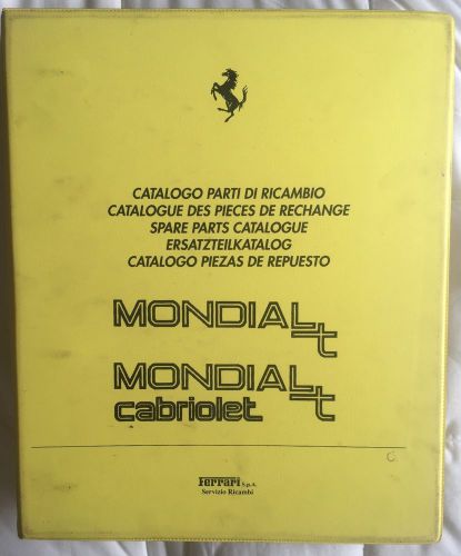 1993 ferrari mondial t spare parts catalogue service manual handbook