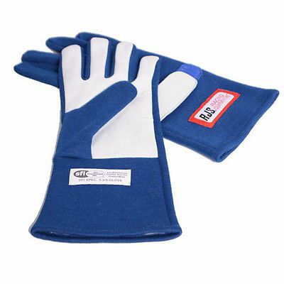 Rjs nomex driving gloves, double-layer, sfi 3.3/5, racing safety