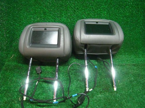 2006 range rover land rover l322 gray leather dvd video headrest sceens
