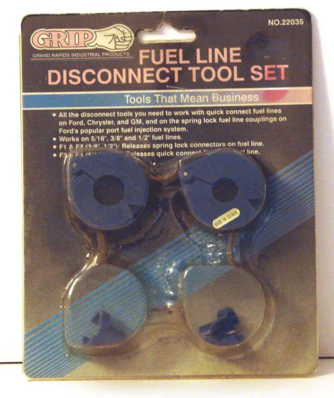 Fuel line disconnect tool set, 4 pc. ships free