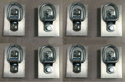 D-ring for slide channel on ameralite/floe/mission/snopro/triton trailers -8 pk