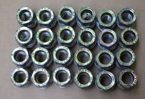 Set of 24 gmc sierra chevy silverado tahoe suburban hummer h2 wheel lug nuts