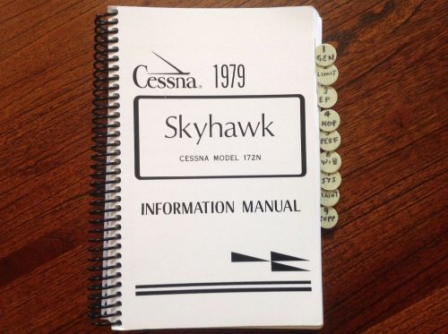 Cessna 172n skyhawk operating information manual