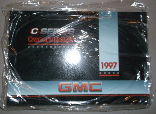 New nos 1997 gmc c series owners manual original