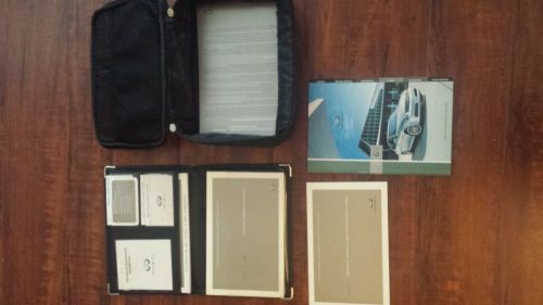 G35 2005 owner&#039;s manual with leather case.