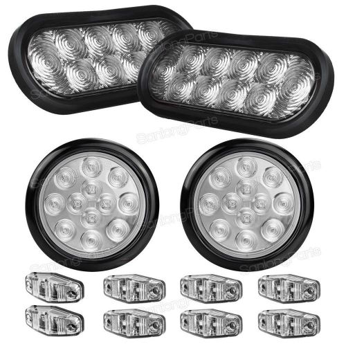 Buy LED Light kit,Stop Turn Tail Lights Rubber Mount,Side Marker,Clear