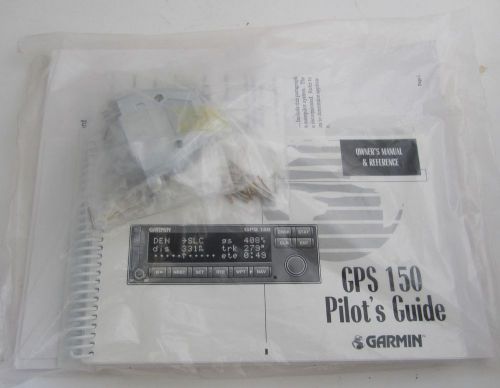 Garmin GPS 150 Owners Manual Pilots Guide & Tray Connector kit P/N 011-00125-00, US $59.95, image 1
