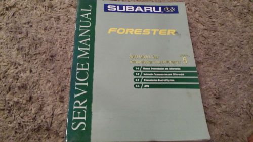 2000 subaru forester transmission  section 5 service repair shop manual oem