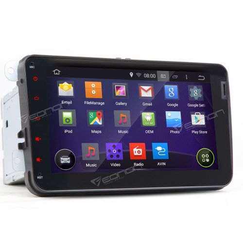 Quadcore android 8&#034;g hd car stereo gps navigation bluetooth for volkswagen skoda