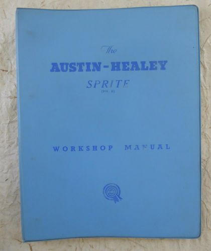 Austin healey sprite mark ii original workshop manual near mint