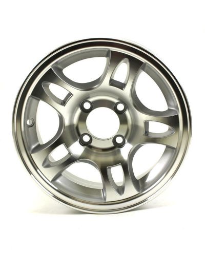 13x5 4-lug on 4" aluminum s5 trailer wheel - s535440-wa305