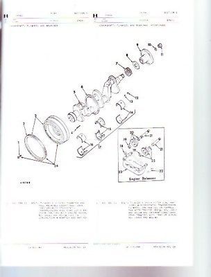 Ih international c200 c-200 engine parts book catalog manual