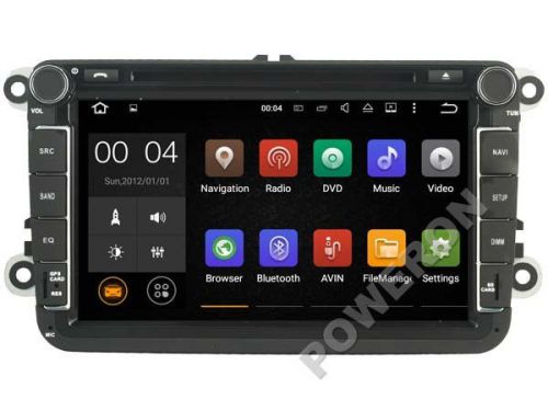 Quad core android 5.1 car gps dvd player for vw b6 caddy passat 16gb flash gps