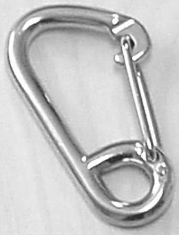 80mm assymetric carbine snap hook