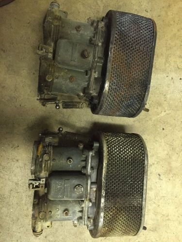 2 solex 40 p11-4 carburetor 356 porsche fire damage