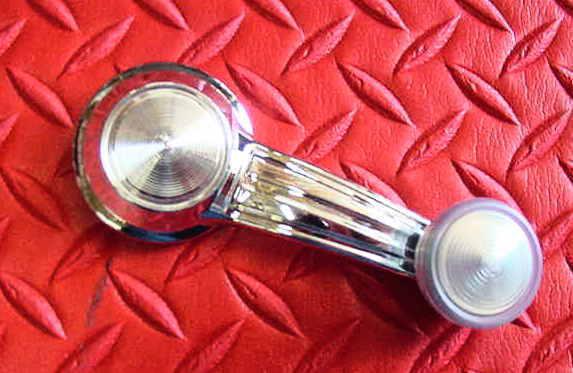 Window crank handle reproduction early gm clear/ black knob choice free shipping