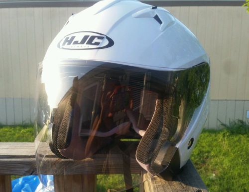 Hjc motorcycle helmet xl white helmet reduce price