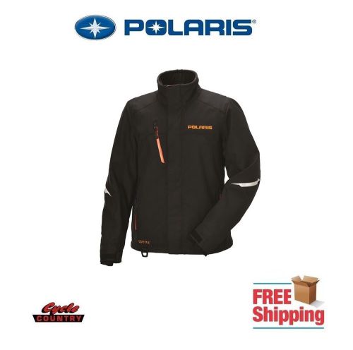 Polaris gore-tex pro waterproof breathable jacket snowmobile snowmachine orange