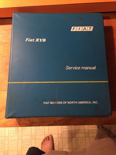 1974 fiat x1/9 service repair manual complete