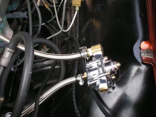 Holley 12-803 chrome carbureted fuel pressure regulator