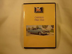 Dvd chrysler 1962 - 1963 classic car video collection