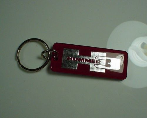 Hummer h3 key chain red / chrome