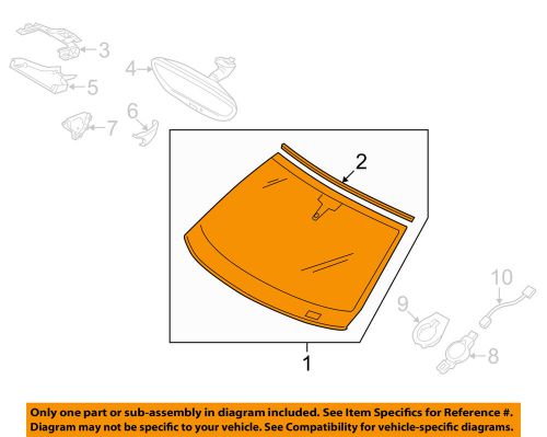 Porsche oem 10-16 panamera-windshield glass 97054111123