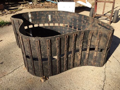 Vintage moto ski snowmobile track parts oem cleated belt moto-ski