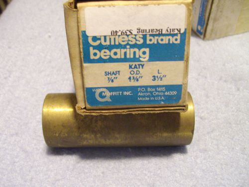 Cutlass bearing prop bf goodrich katy 7/8&#034; shaft 1 3/8&#039; od 3 1/2&#034; length