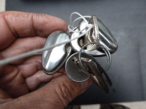 Vintage teardrop door lock set car truck street rat rod custom #14