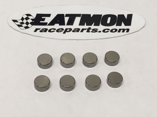 8 new nascar 7mm valves lash caps xceldyne del west