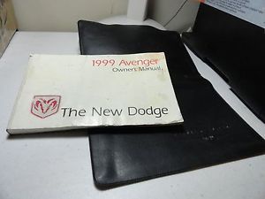 1999 dodge avenger owner&#039;s manual, owners guide book, with case, free shipping