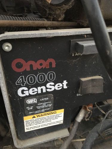 Generator onan 4000 genset