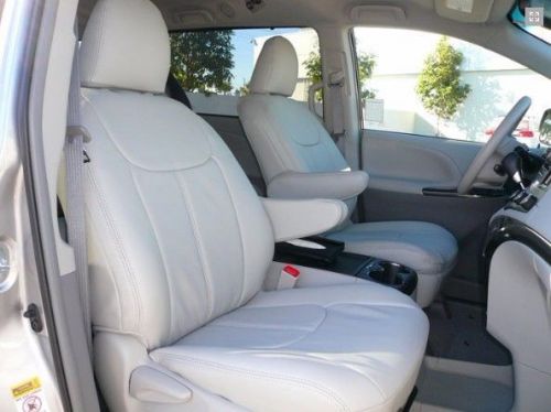 Clazzio leather seat covers for toyota sienna le se 2015 2016 with 8 passenger