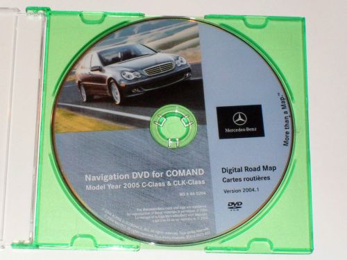 Mercedes benz 2005 c &amp; clk class navigation dvd cd disc 2004.1 disk gps map