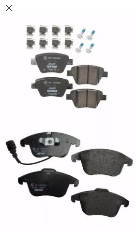 Textar brand front &amp; rear brake pads volkswagen passat 2012 to 2015