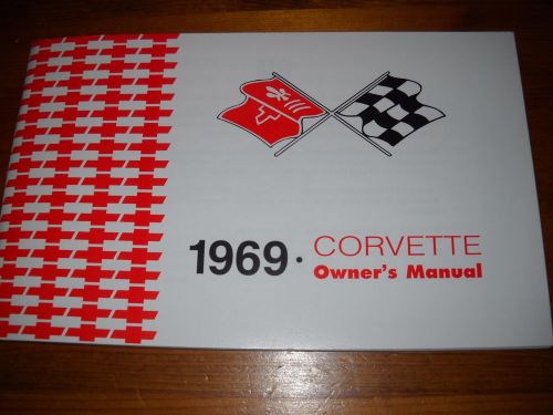 1969 corvette owners manual