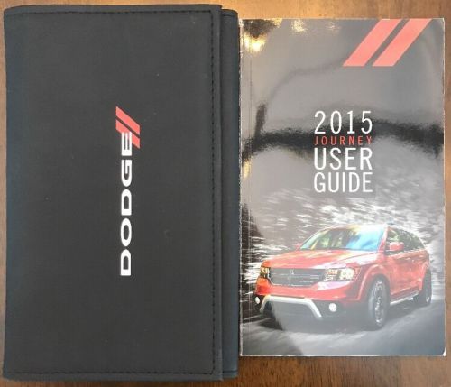2015 dodge journey  owner manual user guide
