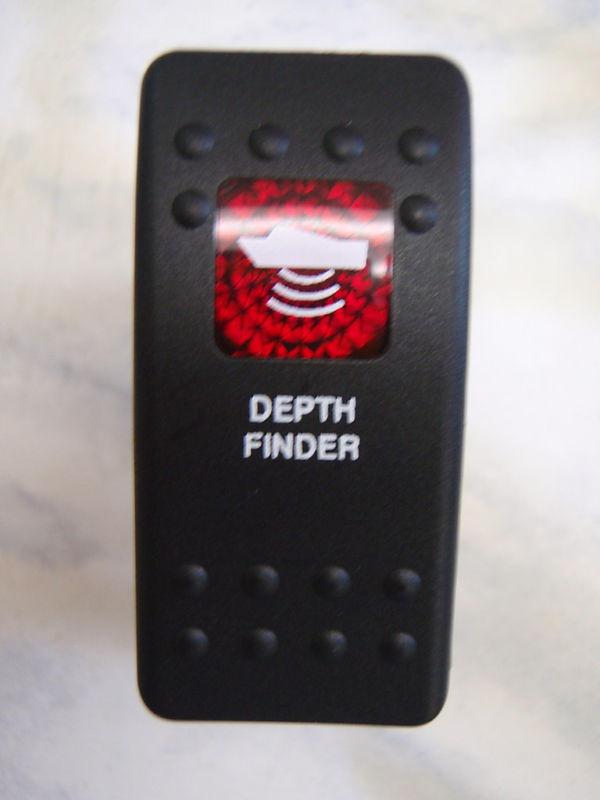 Depth finder carling contura  v1d1 switch red lens  
